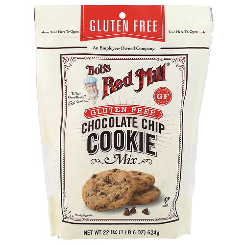 Bob's Red Mill, Chocolate Chip Cookie Mix, glutenfrei, 624 g (22 oz.)