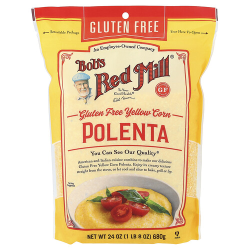 Bob's Red Mill, Gluten Free Yellow Corn Polenta, glutenfreie gelbe Maispolenta, 680 g (24 oz.)