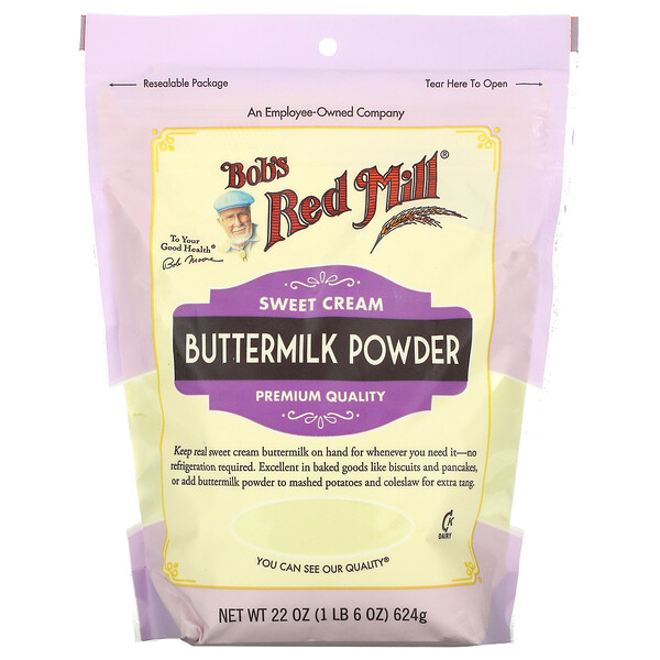 Bob's Red Mill‏, אבקת חובצה, שמנת מתוקה, 624 גרם (22 אונקיות)