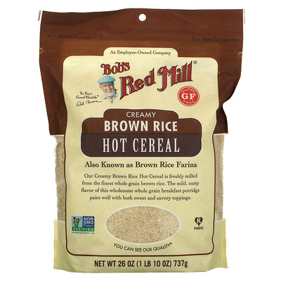 Bob's Red Mill Creamy Brown Rice, Hot Cereal, 26 oz ( 737 g)