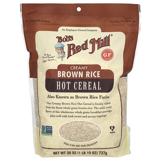 Bob's Red Mill, Romige bruine rijst warme ontbijtgranen, 737 g