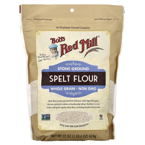 Bob's Red Mill, Spelt Flour, Whole Grain, 22 oz (624 g)