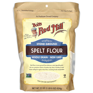 Bob's Red Mill, Farinha de Espelta, Grão Integral, 624 g (22 oz)