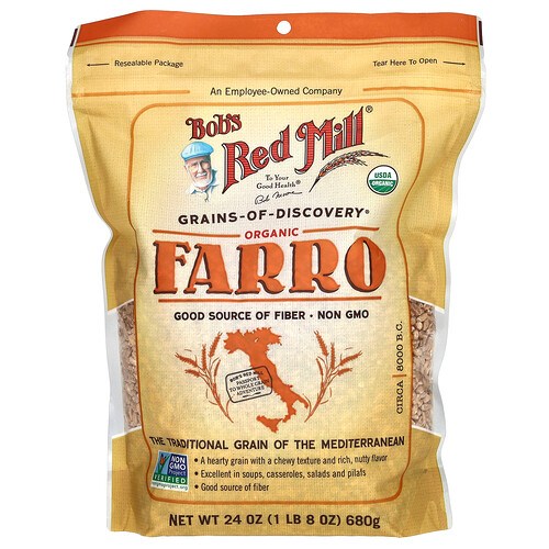Bob's Red Mill Organic Farro, 24 oz (680 g)