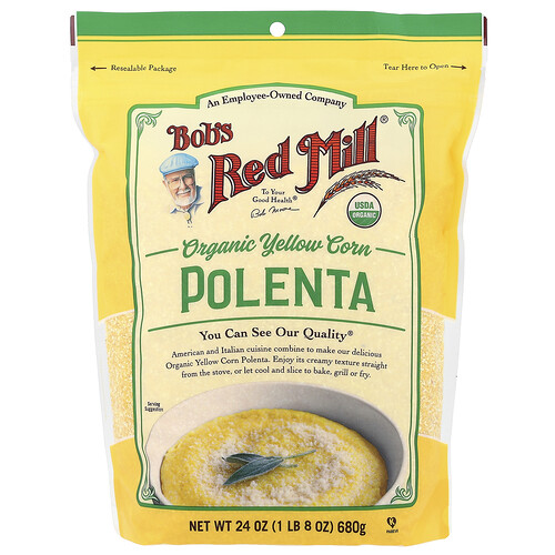 Bob's Red Mill Organic Yellow Corn Polenta, 24 oz (680 g)