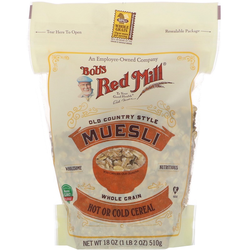Bob's Red Mill, Muesli, Old County Style, Whole Grain, 18 oz (510 g