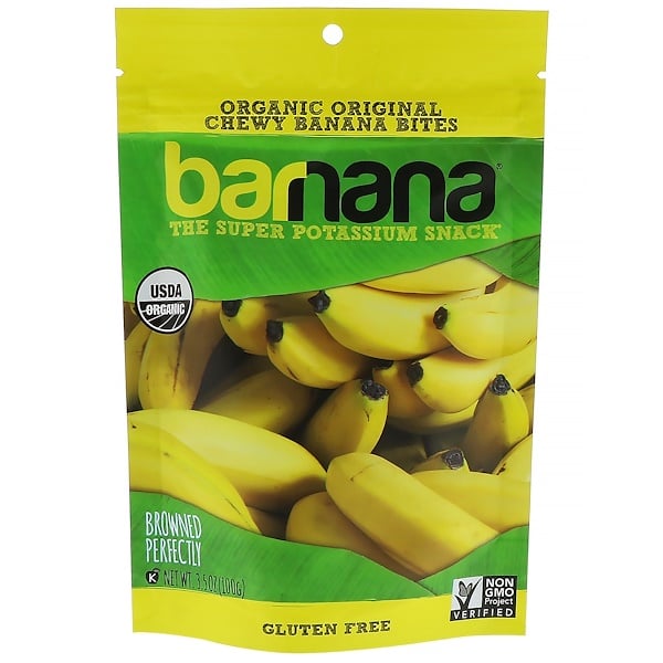 Barnana, Chewy Banana Bites, Organic Original, 3.5 oz (100 g) - iHerb.com