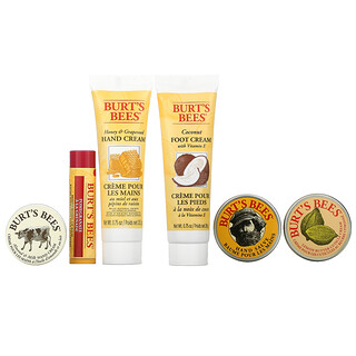 Burt's Bees, Tips and Toes Kit, 6-teiliges Kit
