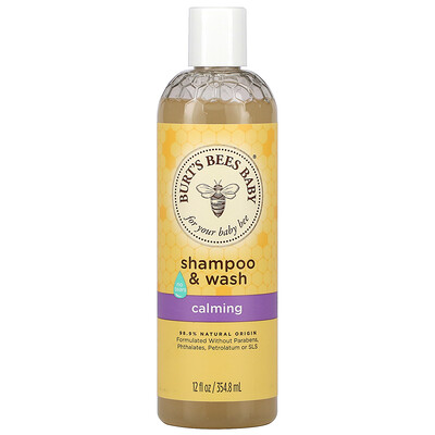 

Burt's Bees Детский шампунь и средство для душа, успокаивающий, 354,8 мл (12 жидк. Унций)