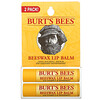 Burt's Bees, Бальзам для губ с пчелиным воском, с витамином E и перечной мятой, 2 шт. В упаковке, 4,25 г (0,15 унции)