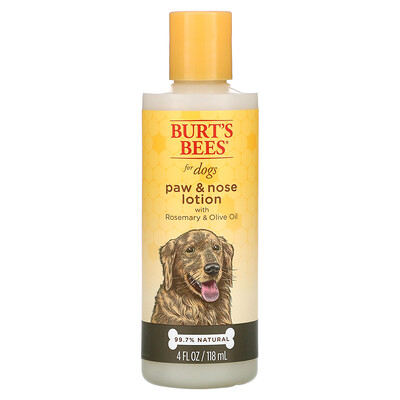 Burt's Bees Paw & Nose Lotion, For Dogs, 4 fl oz (120 ml)  - купить со скидкой