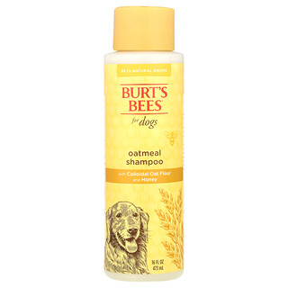Burt's Bees, 含胶态燕麦粉和蜂蜜的燕麦洗发水，狗用，16 液量盎司（473 毫升）