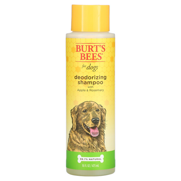 Burt's Bees‏, Deodorizing Shampoo for Dogs with Apple & Rosemary, 16 fl oz (473 ml)
