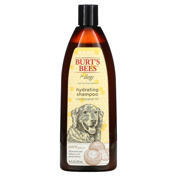 Burt's Bees‏, Care Plus+, Hydrating Shampoo for Dogs with Coconut Oil, 16 fl oz (473 ml)