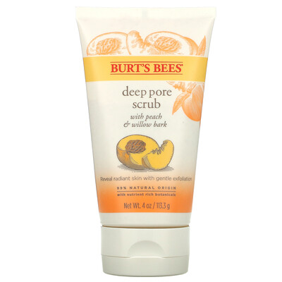 

Burt's Bees Deep Pore Scrub with Peach & Willow Bark 4 oz (113.3 g)