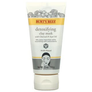 Burt's Bees, Detoxifying Clay Mask with Charcoal & Acai Oil, 2.5 oz (70.8 g)