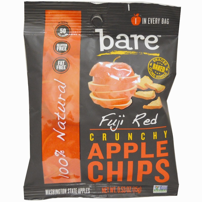 Bare Snacks, Crunchy Apple Chips, Fuji Red, 12 Bags, 0.53 oz (15 g) Each iHerb