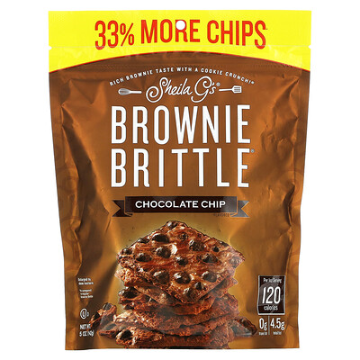 Sheila G's Brownie Brittle Chocolate Chip 5 oz (142 g)