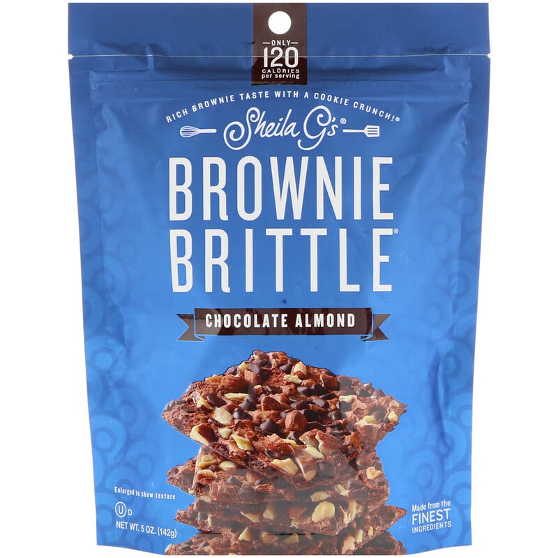 Sheila G's, Brownie Brittle, Chocolate Almond, 5 Oz (142 G) - IHerb