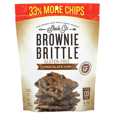 Sheila G's Brownie Brittle Gluten-Free Chocolate Chip 4.5 oz (128 g)