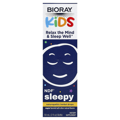 Bioray, Kids, Sleepy NDF®, Arce, Sin alcohol, 59 ml (2 oz. líq.)