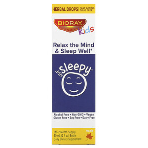 Баорэй, Kids, NDF Sleepy, Relax The Mind & Sleep Well, Maple, 2 fl oz (60 ml) отзывы покупателей