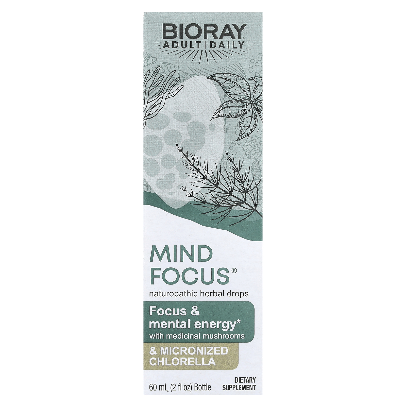 Mind Focus , Alcohol Free, 2 fl oz (60 ml)