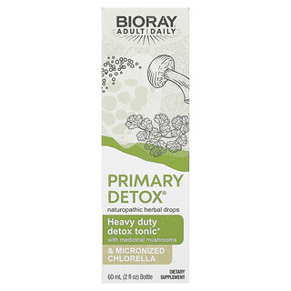 Bioray, Primary Detox，優效清體滋補品，無乙醇，2 液量盎司（60 毫升）