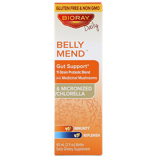 Bioray, Belly Mend, Gut Support, Alcohol Free, 2 fl oz (60 ml)