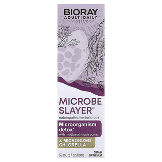 Bioray, Microbe Slayer®, mikroorganizmusok méregtelenítése, 59 ml (2 fl oz)