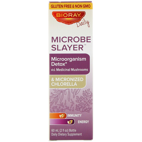 Microbe Slayer, Microorganism Detox, Alcohol Free, 2 fl oz (60 ml)