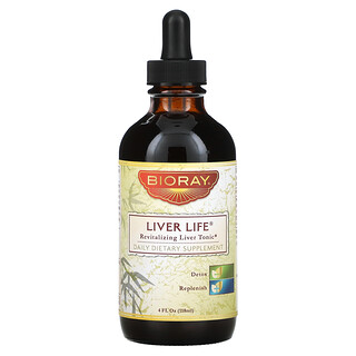 Bioray, Tónico revitalizante del hígado, Liver Life, 4 fl oz (118 ml)