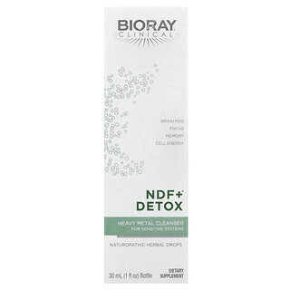 Bioray, NDF+® Detox, tungmetallrens, 30 ml