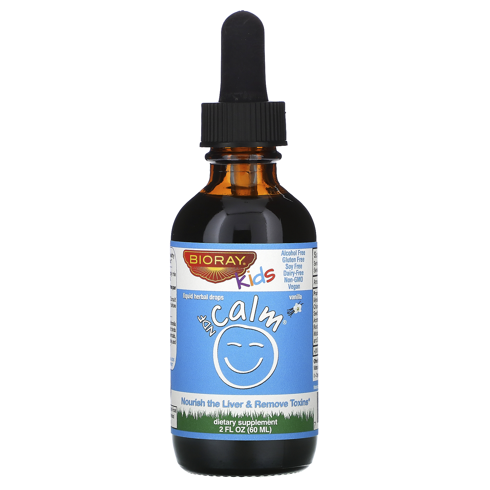 Bioray, NDF Calm, Nourish the Liver & Remove Toxins, Kids, Vanilla ...