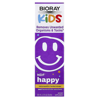 Bioray, Kids, NDF® Happy, Peach, 60 ml (2 fl oz)