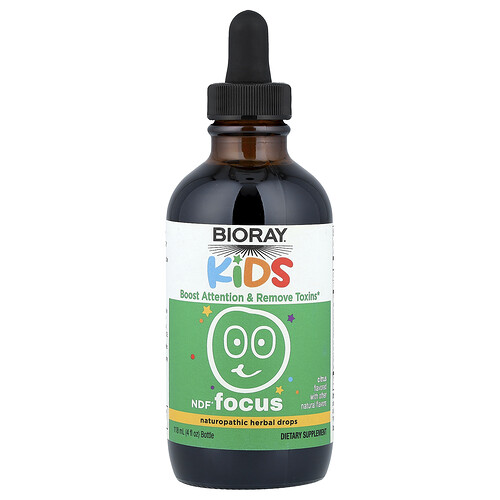 Bioray, Kids, NDF® Focus, Citrus, 4 fl oz (118 ml)