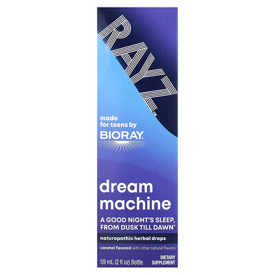 

Bioray Inc. Rayz, Dream Machine, для подростков, карамель, 59 мл (2 жидк. Унции)