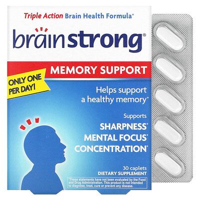

BrainStrong Memory Support 30 Caplets