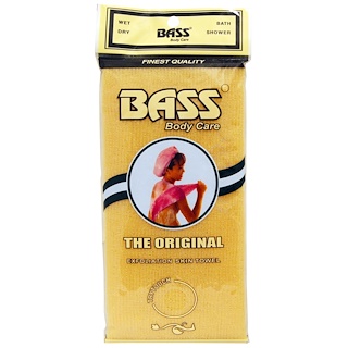 Bass Brushes, منشفة تقشير الجلد الأصلية للعناية بالجسم، منشفة واحدة للجلد.