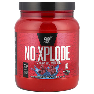 BSN, NO-XPLODE®, Leggendario pre-workout, Raz blu, 1,11 kg