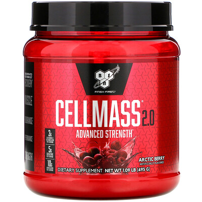 BSN Cellmass 2.0, концентрированное средство для восстановления после тренировки, арктические ягоды, 495 г (1,09 фунта)