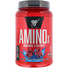 BSN, AminoX、BCAAフォーミュラ、ノンカフェイン、ブルーラズ、15.3オンス (435 g)