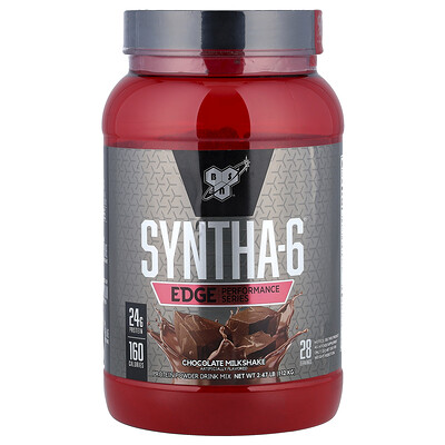 BSN, Syntha-6® Edge, Mezcla para preparar bebidas con proteína en polvo, Batido de chocolate, 1,12 kg (2,47 lb)