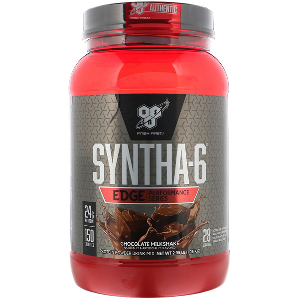 BSN, Syntha-6 Edge, Protein Powder Drink Mix, Chocolate Milkshake, 2.35