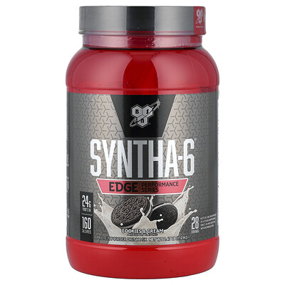 BSN, Syntha-6 Edge®, Mezcla de proteínas en polvo, Galletas y crema, 1,12 kg (2,47 lb)