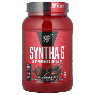 Product Image for BSN, Syntha-6 , Ultra Premium Protein Matrix, Chocolate Milkshake, 2.91 lb (1.32 kg)