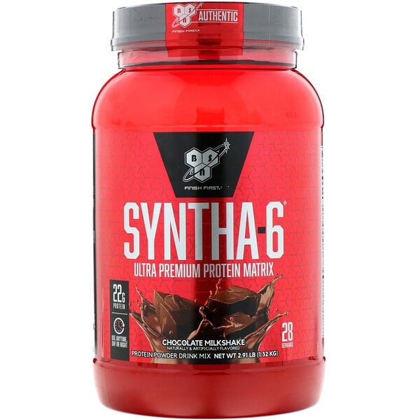 سينثا-6، خليط شراب مسحوق البروتين، مخفوق الشوكولاته واللبن، 2.91 رطل (1.32 كجم)