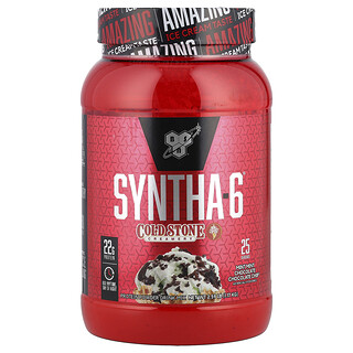 BSN, Syntha-6®, Cold Stone Creamery®, Minttu-minttusuklaa-suklaapala™, 1,17 kg