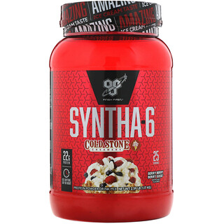 BSN, Syntha-6, Cold Stone Creamery, Berry Berry Berry Good, 2.59 lbs (1.17 kg)
