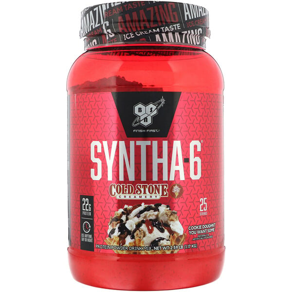 BSN, Syntha-6, Cold Stone Creamery, Cookie Doughn't You Want Some, 1,17 kg